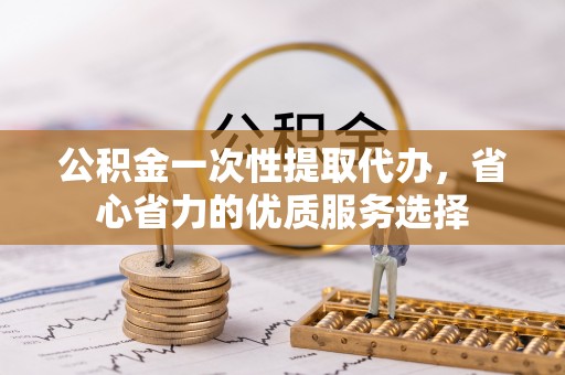 巴南公积金一次性提取代办，省心省力的优质服务选择