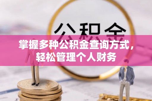 巴南掌握多种公积金查询方式，轻松管理个人财务