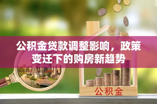 巴南公积金贷款调整影响，政策变迁下的购房新趋势