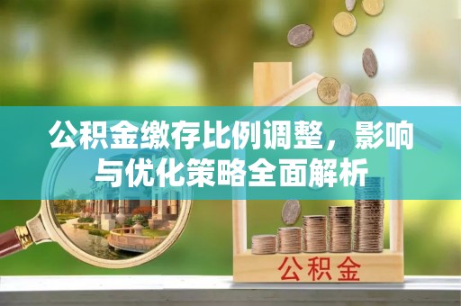 巴南公积金缴存比例调整，影响与优化策略全面解析