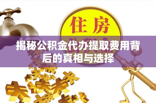 巴南揭秘公积金代办提取费用背后的真相与选择
