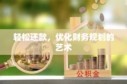 巴南轻松还款，优化财务规划的艺术