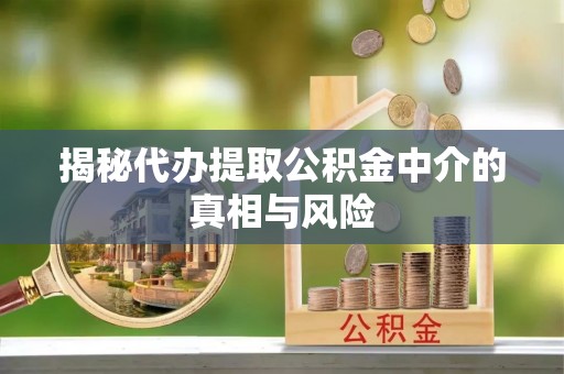 巴南揭秘代办提取公积金中介的真相与风险