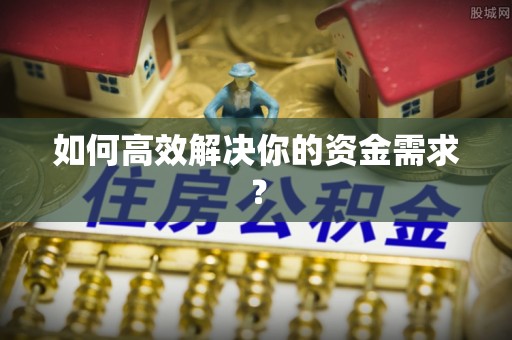 巴南如何高效解决你的资金需求？