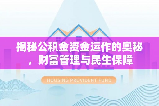 巴南揭秘公积金资金运作的奥秘，财富管理与民生保障