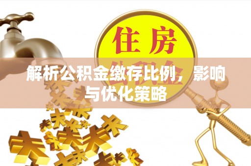 巴南解析公积金缴存比例，影响与优化策略