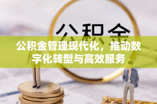 巴南公积金管理现代化，推动数字化转型与高效服务