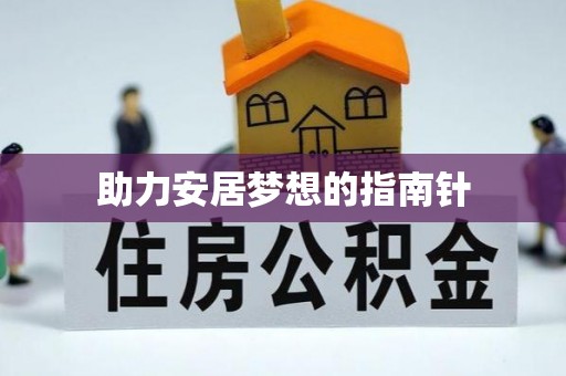 巴南助力安居梦想的指南针