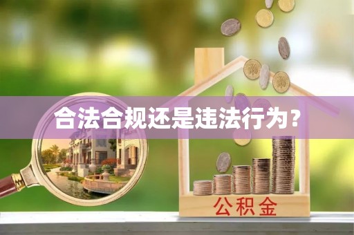 巴南合法合规还是违法行为？