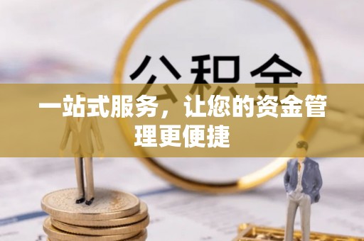 巴南一站式服务，让您的资金管理更便捷