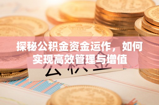 巴南探秘公积金资金运作，如何实现高效管理与增值