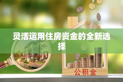 巴南灵活运用住房资金的全新选择
